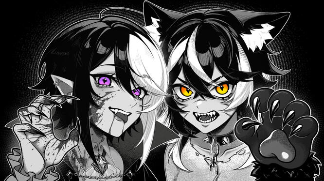 Halloween Lux and Shekai Halloween Lux and Shekai